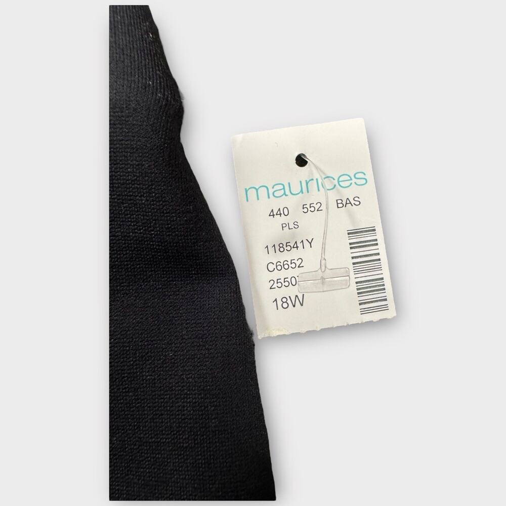 NWT Maurices Women’s Black Skirt – Size 18W – Tummy Control - W59 - Picture 3 of 6